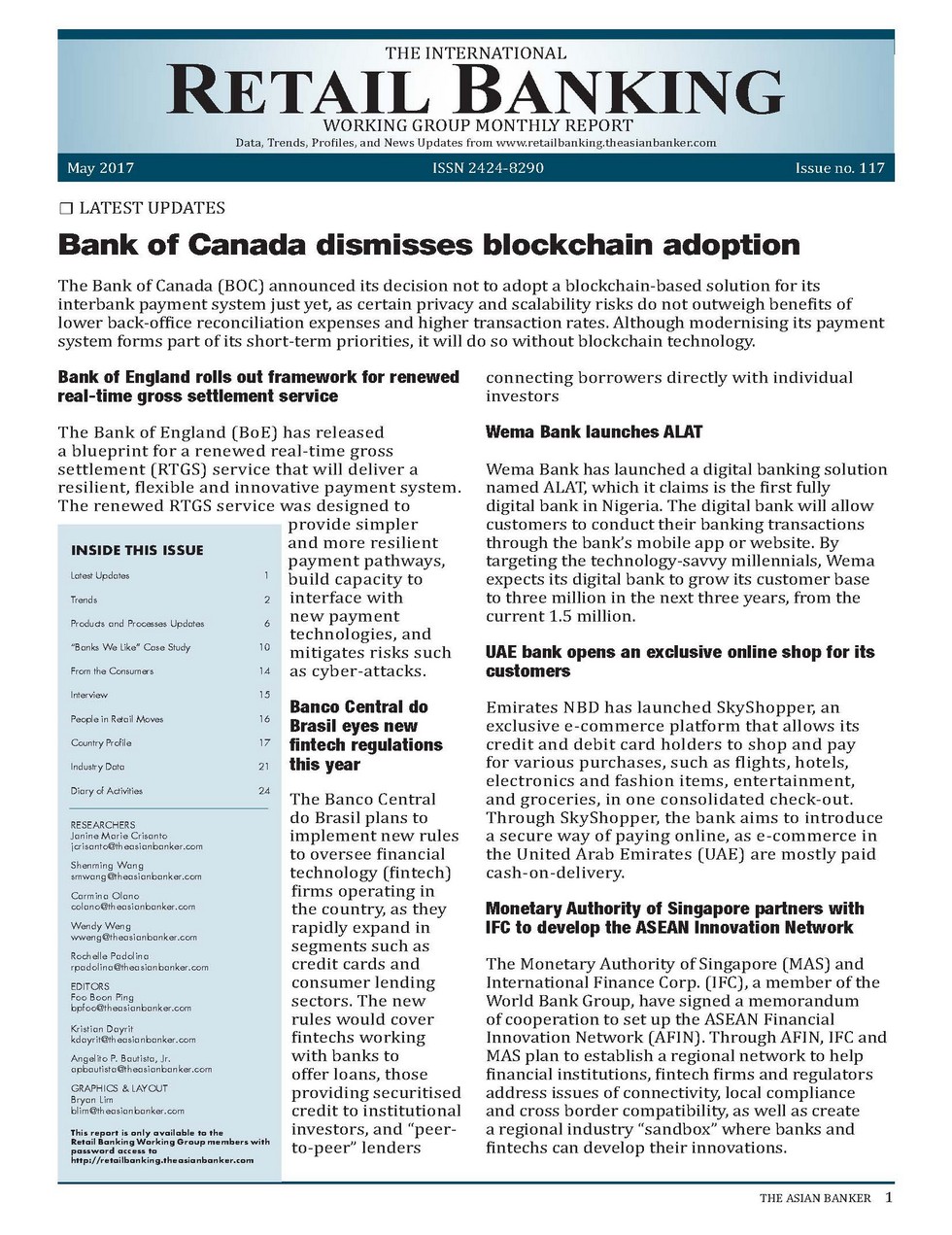 Bank of Canada dismisses blockchain adoption