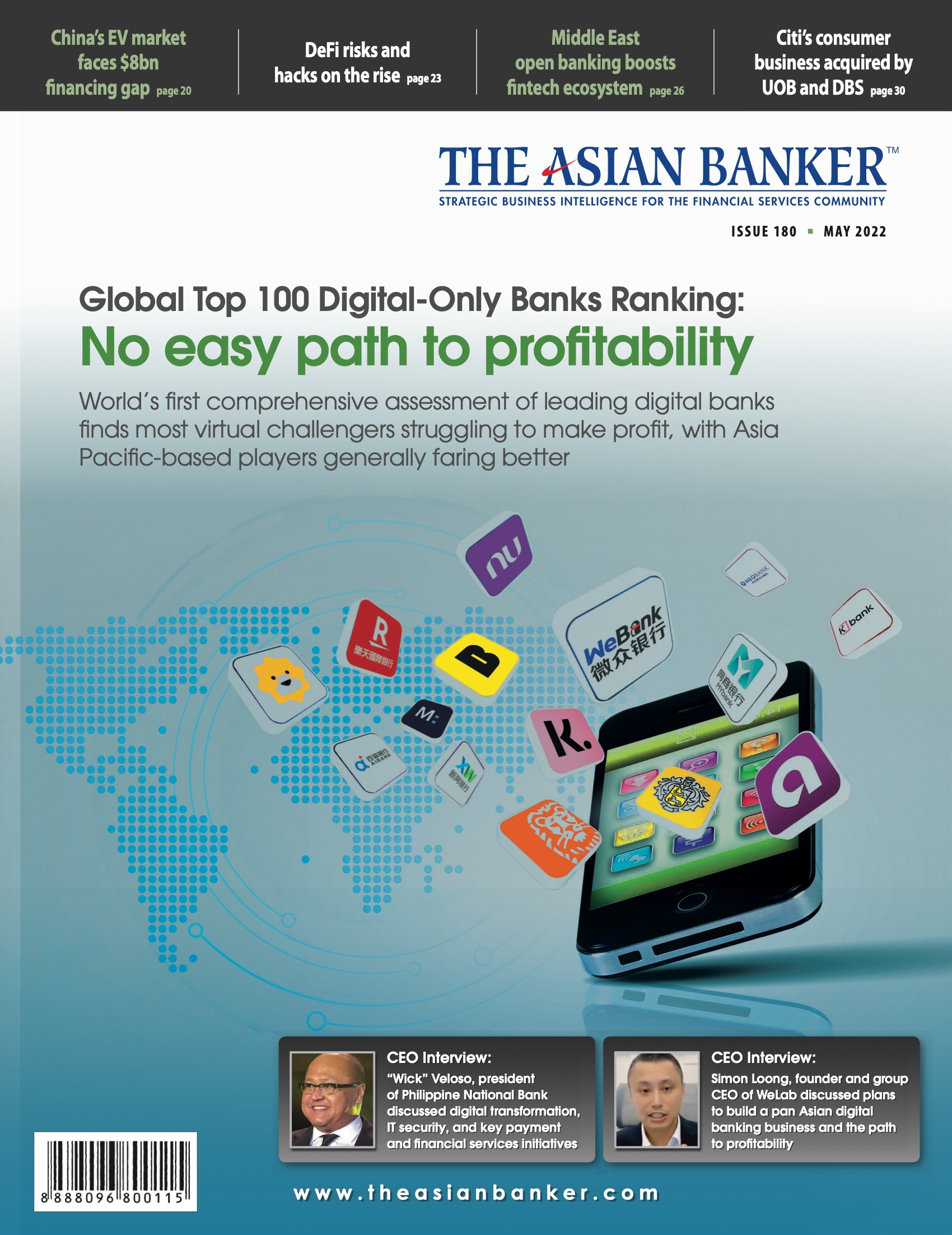 Global Top 100 Digital-Only Banks Ranking:   No easy path to profitability