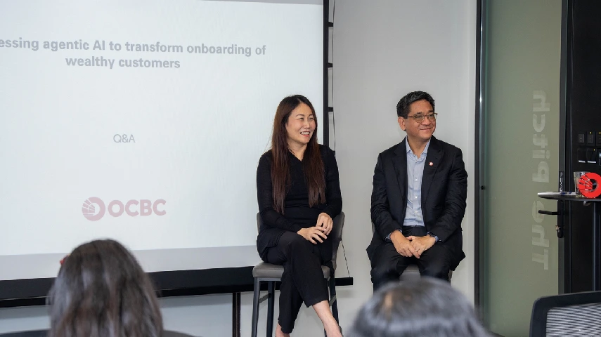 How is OCBC using agentic AI to cut private banking onboarding times?