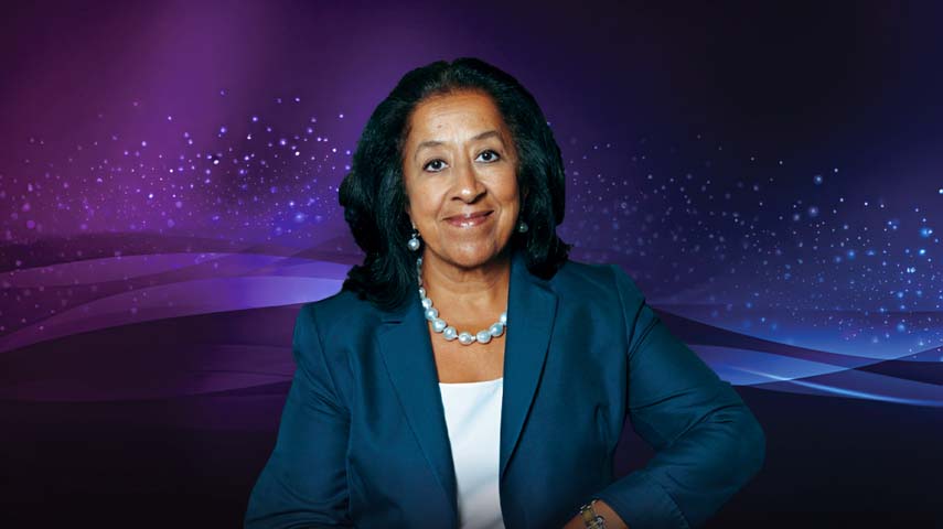 Lubna Sulaiman Olayan, chair of Saudi Awwal Bank, conferred the William “Bill” Seidman Lifetime Leadership Achievement Award