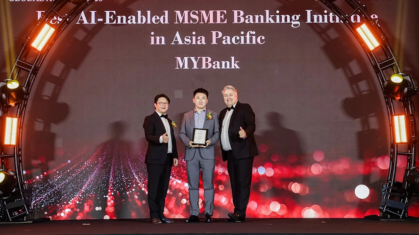 MYBank awarded Best AI-Enabled MSME Banking Initiative in Asia Pacific for MSME support