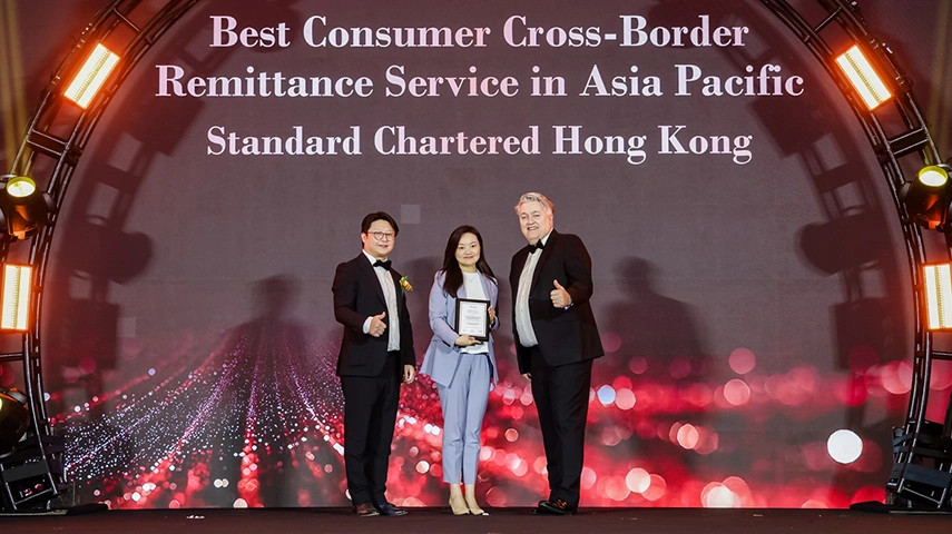 StanChart Hong Kong awarded Best Consumer Cross-Border Remittance Service for seamless transfers