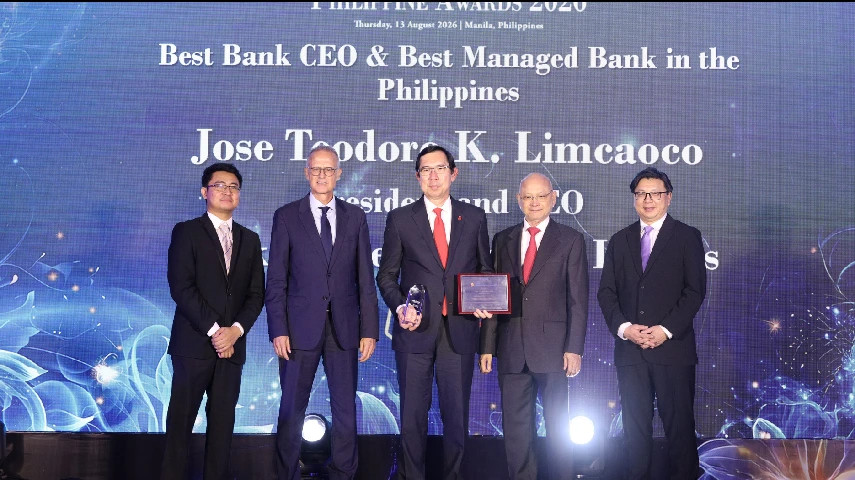 Jose Teodoro Limcaoco recognised for transforming BPI into a larger, more integrated digital bank